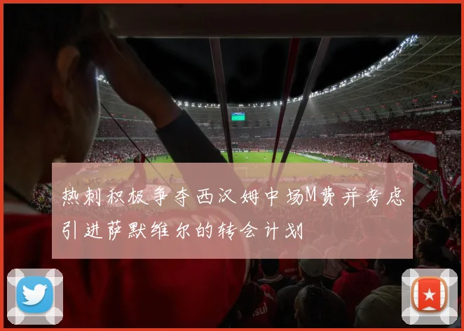 热刺积极争夺西汉姆中场M费并考虑引进萨默维尔的转会计划